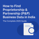 How to Find Proprietorship and Partnership Business Data Using GST