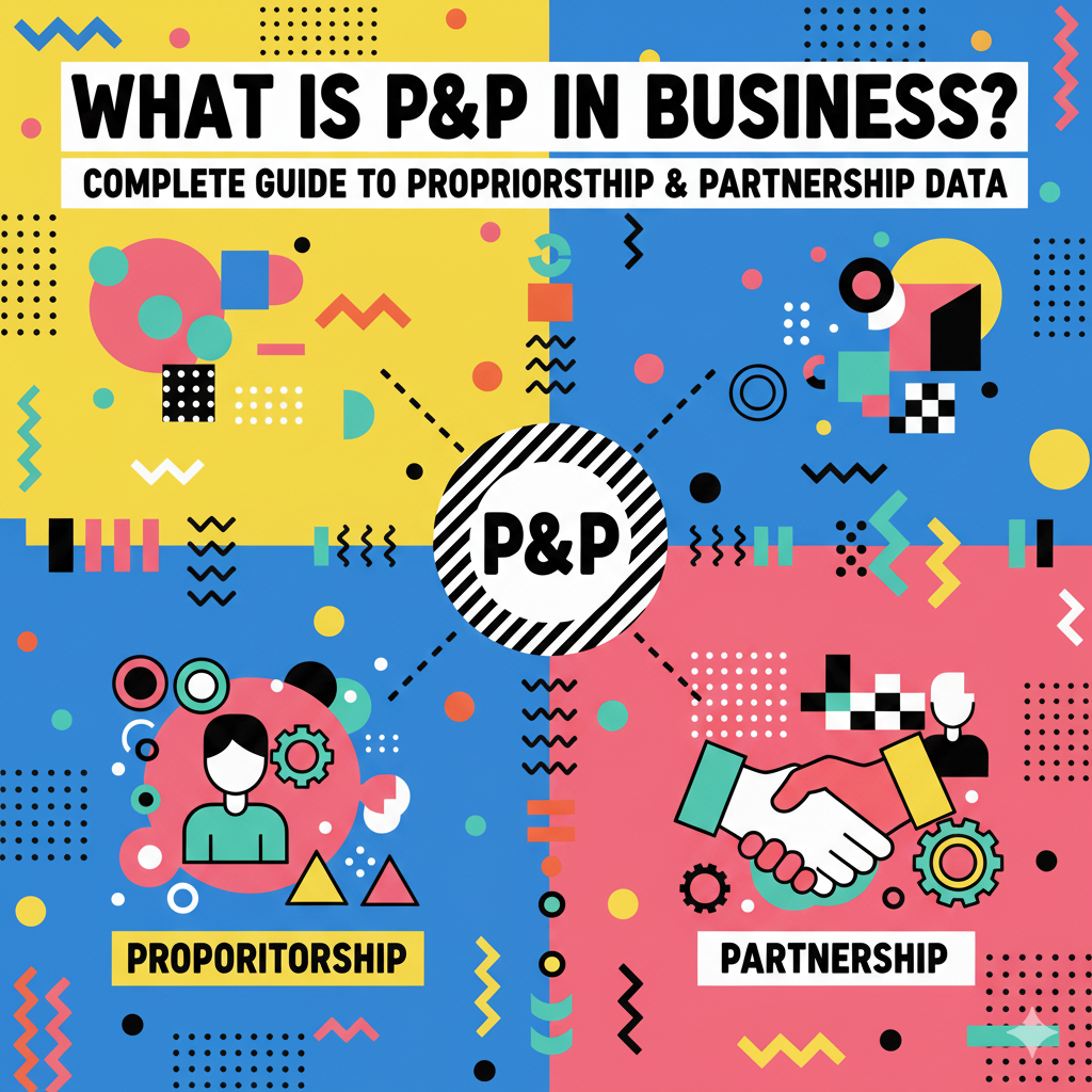 What Is P&P in Business? Complete Guide to Proprietorship & Partnership Data in India (2025)